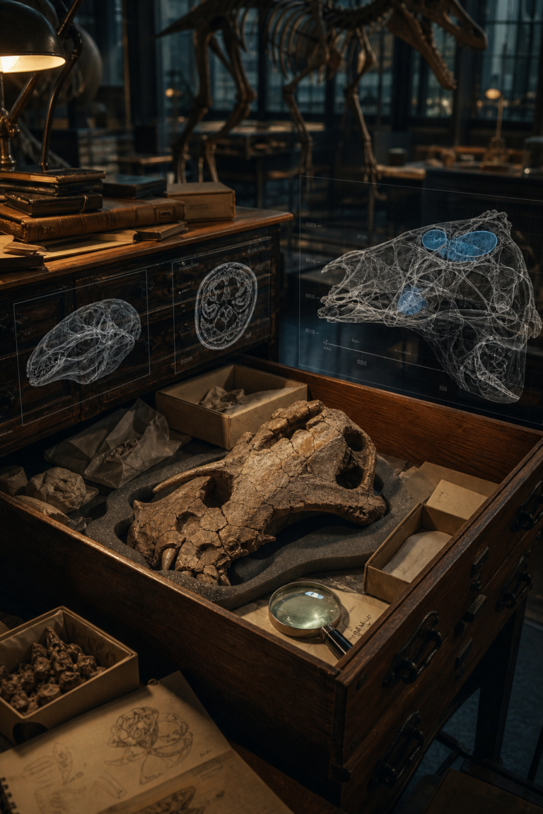 博物館の引き出しから発見された“新種”メガラプトル、100年眠った化石の正体
